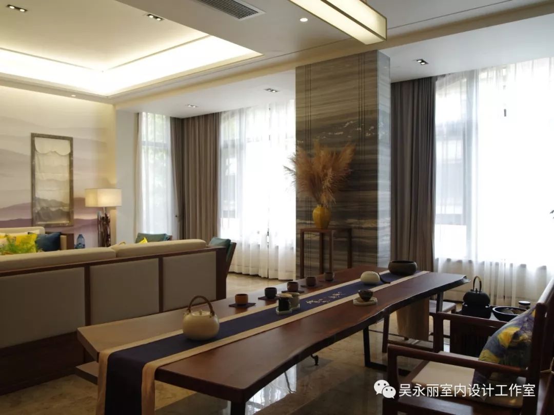 惠州御湾雅墅新中式轻奢风设计-23