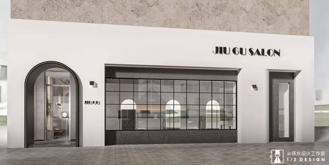 美容理发店精致设计丨半杯水工作室-13