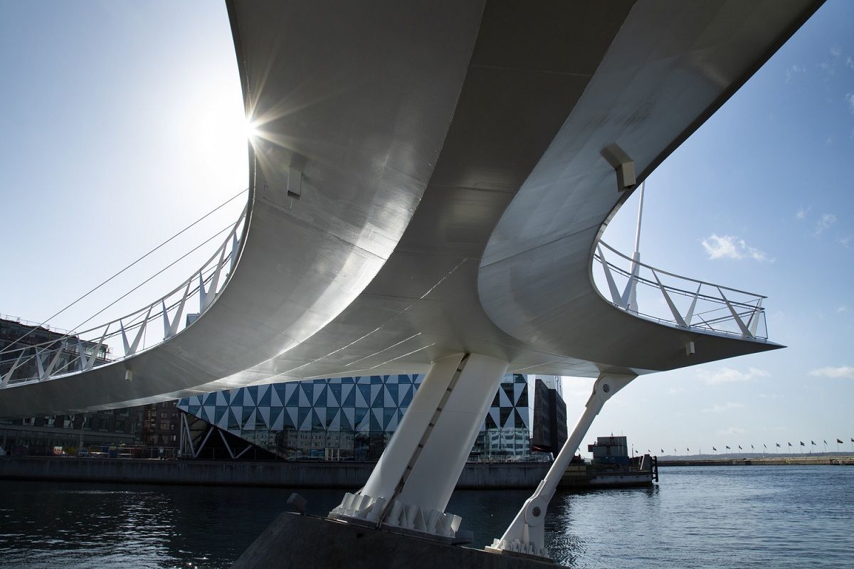 瑞典赫尔辛堡 Varvsbron Dockyard 桥-2