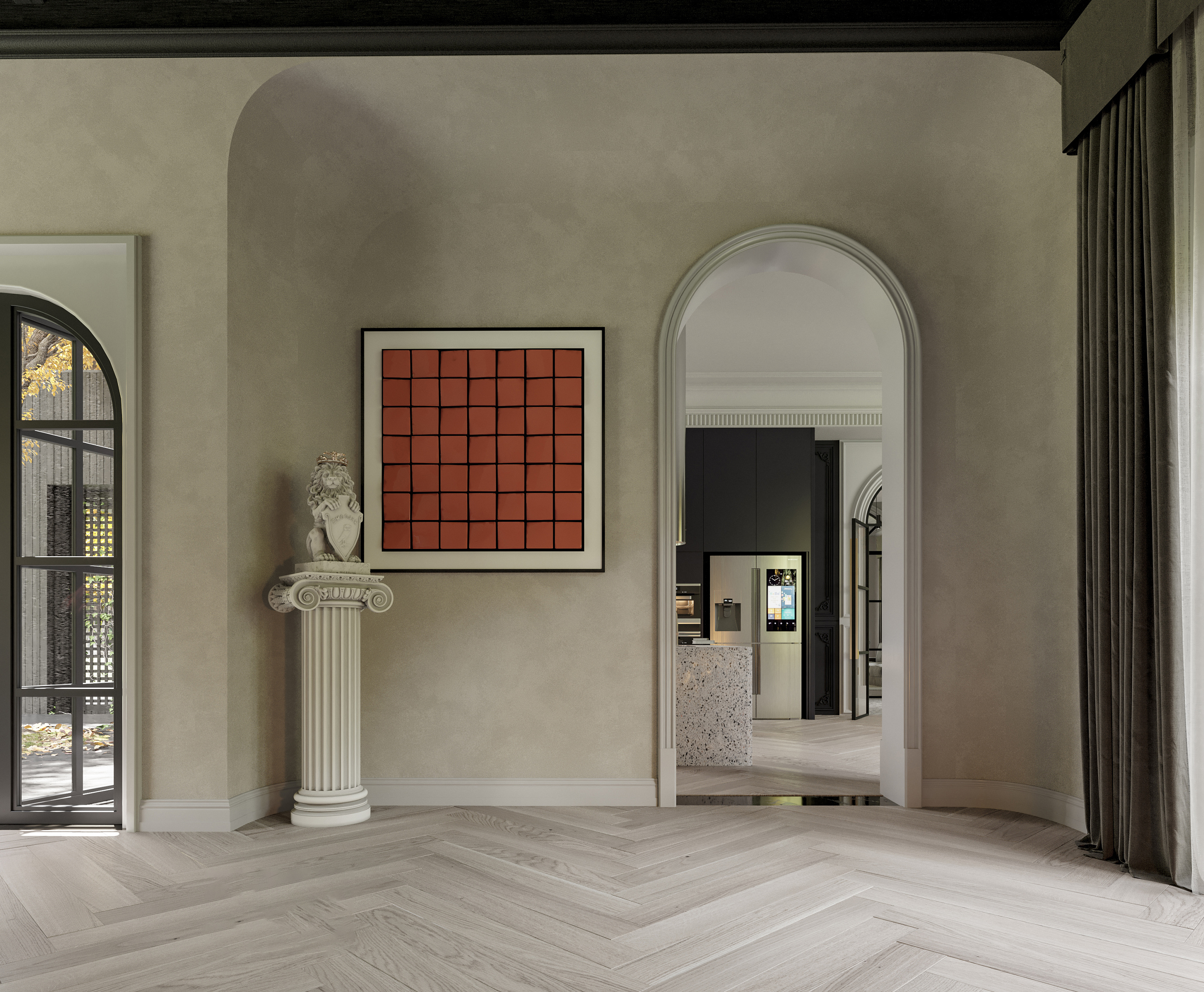 时间之窗——现代法式自建别墅-12