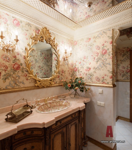 豪华古典风格带泳池别墅室内设计丨Михайлова Светлана（米哈伊洛娃·斯韦特兰娜）-43