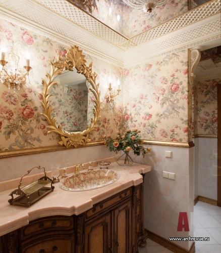 豪华古典风格带泳池别墅室内设计丨Михайлова Светлана(米哈伊洛娃·斯韦特兰娜)-43