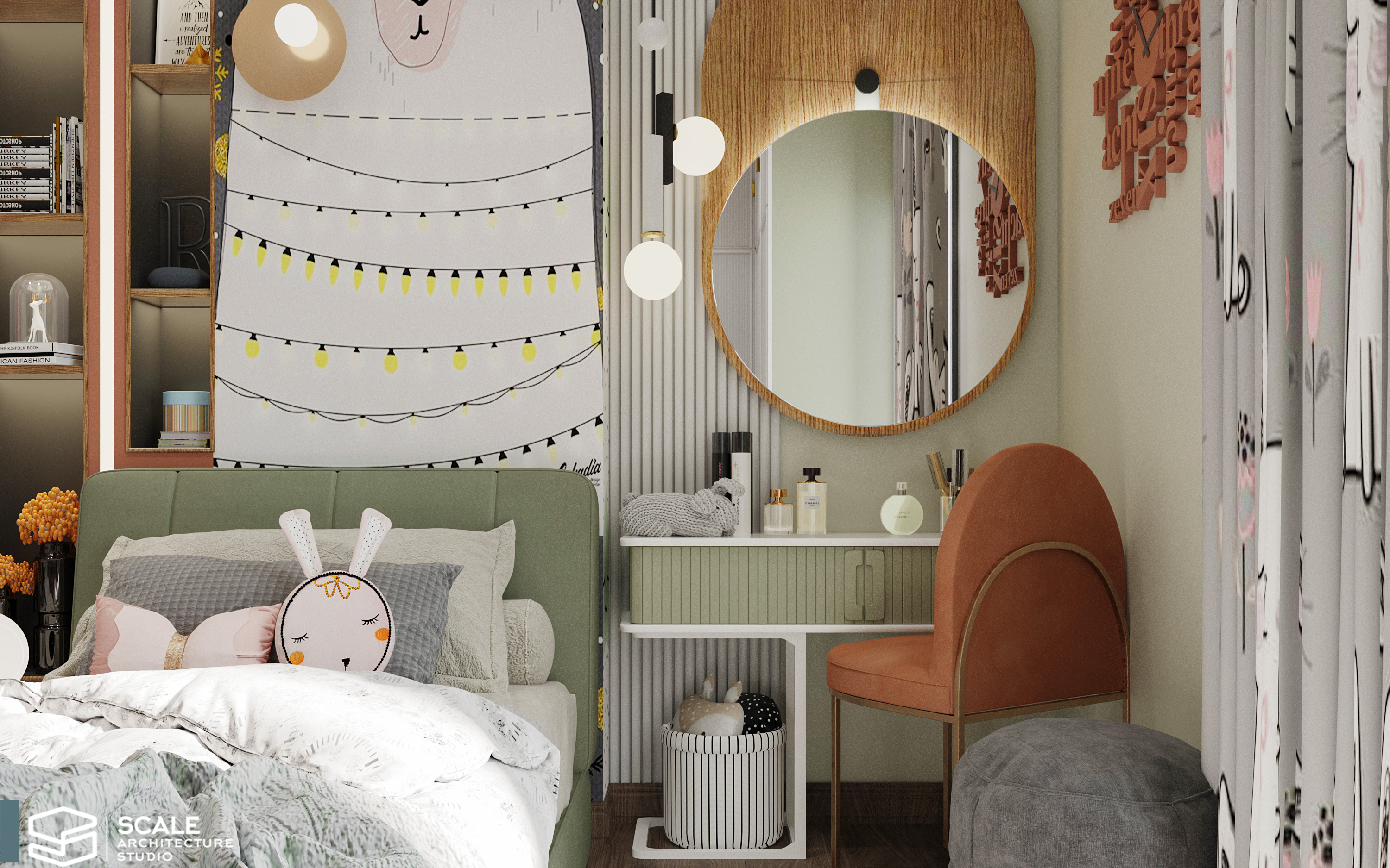 现代儿童卧室设计丨Scale Architecture studio office-4