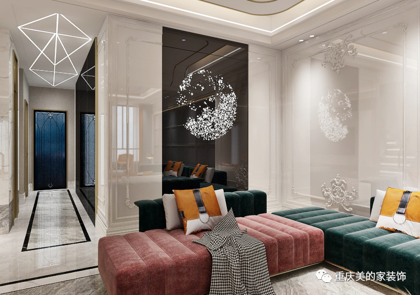 珠江城爱丽舍 300㎡法式轻奢雅居,演绎精致华丽生活-35