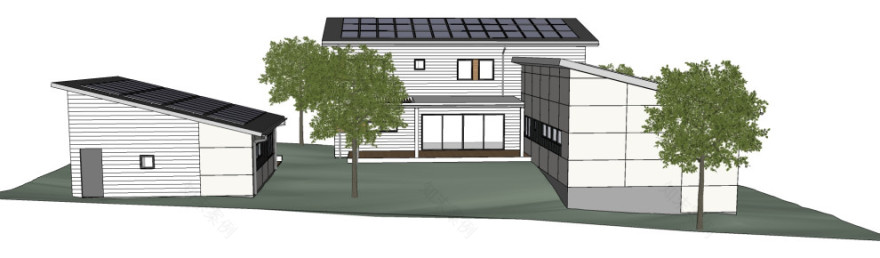 庭院周边净零能耗建筑新建项目-13