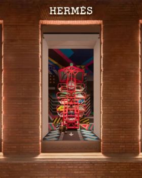 HERMÈS 2023《仕物别景》夏季橱窗，上海爱马仕之家