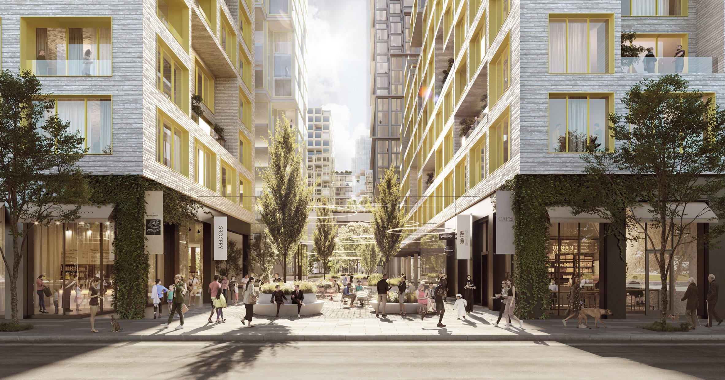 纽约首个“15 分钟城市”社区设计方案亮相-3