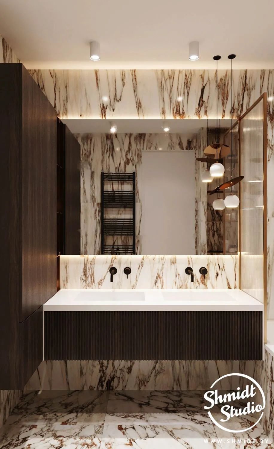 轻奢高级灰公寓丨俄罗斯设计工作室 Gennady Shmidt-41