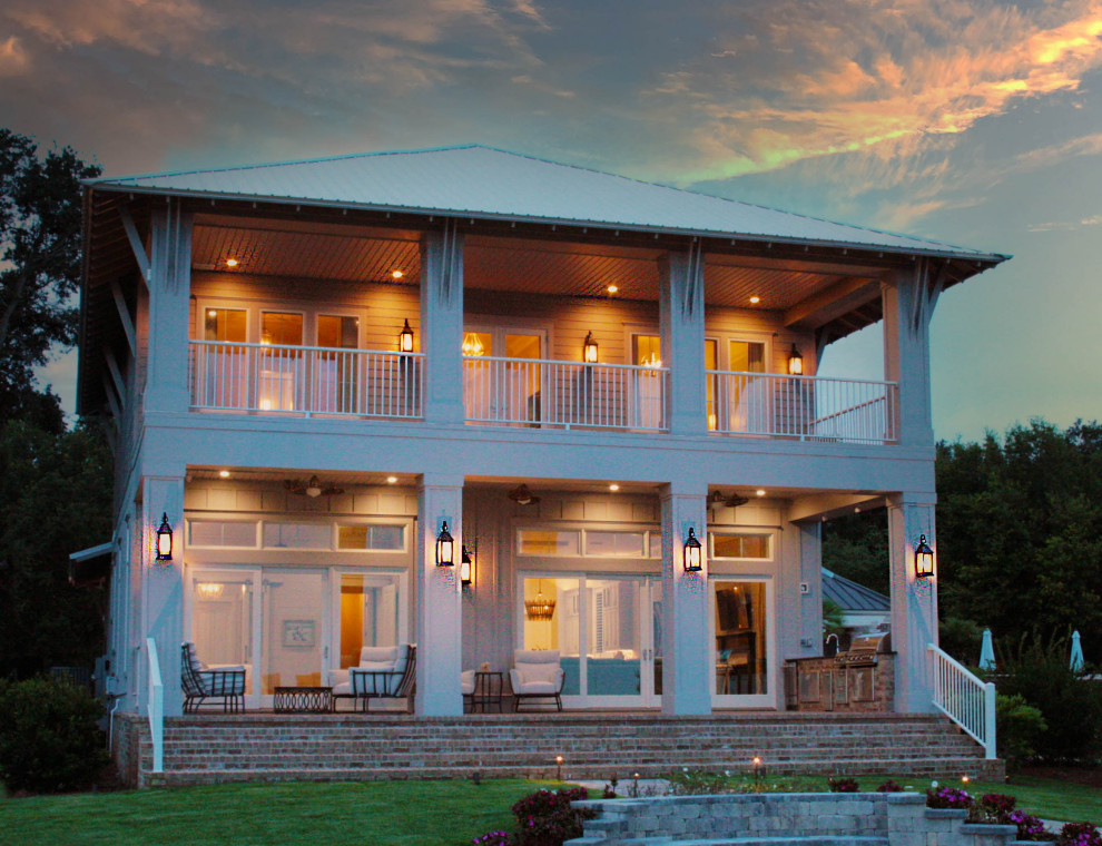 Bayou Saint John海滩小屋丨美国阿拉巴马丨Bob Chatham Custom Home Design-26