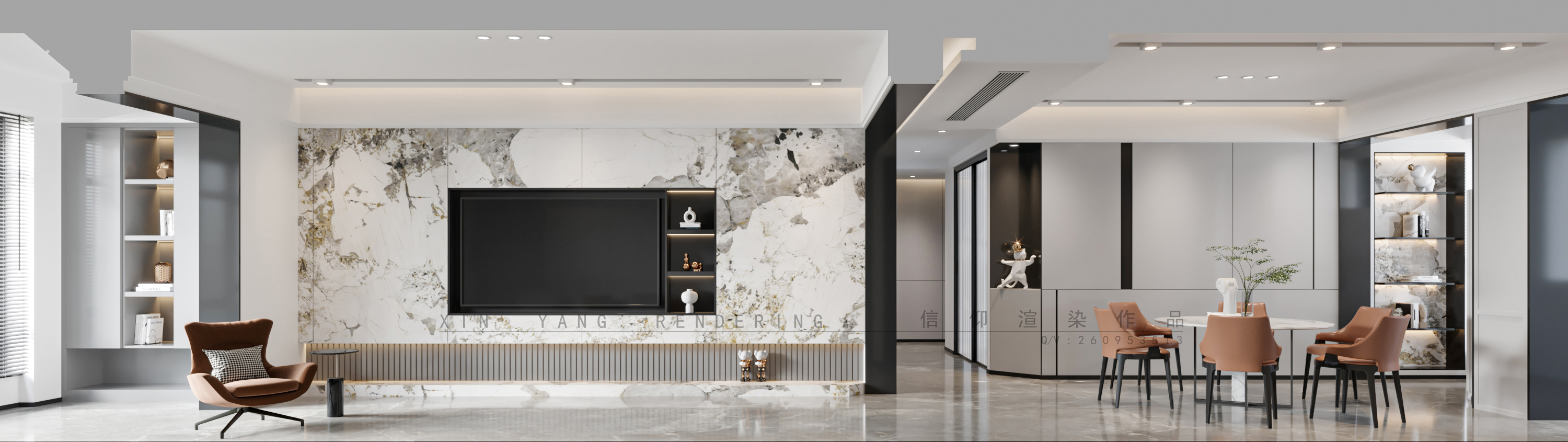 现代简约公寓设计丨知名设计师-4