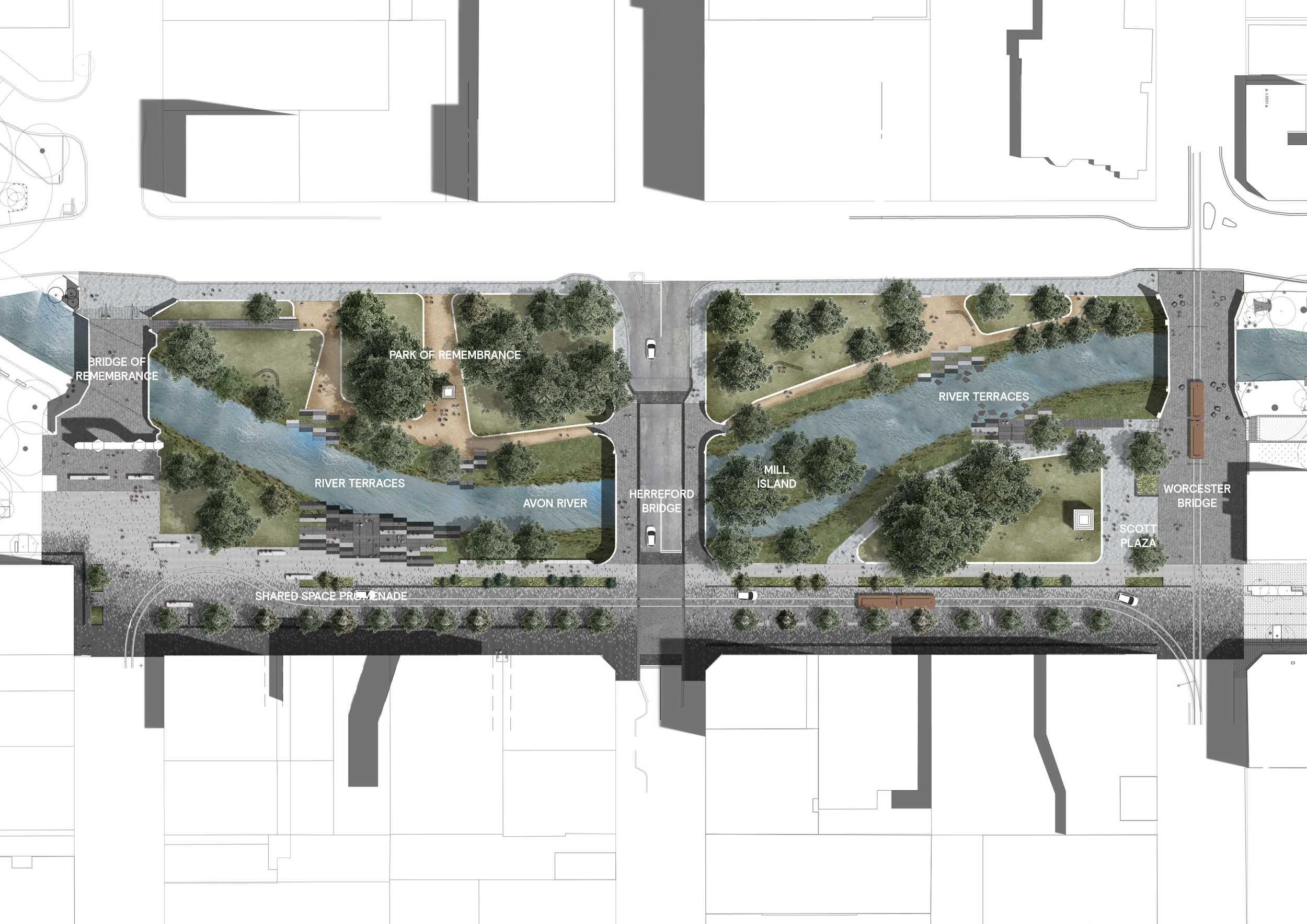 基督城艾芬河区景观改造项目丨LandLAB NZ-9
