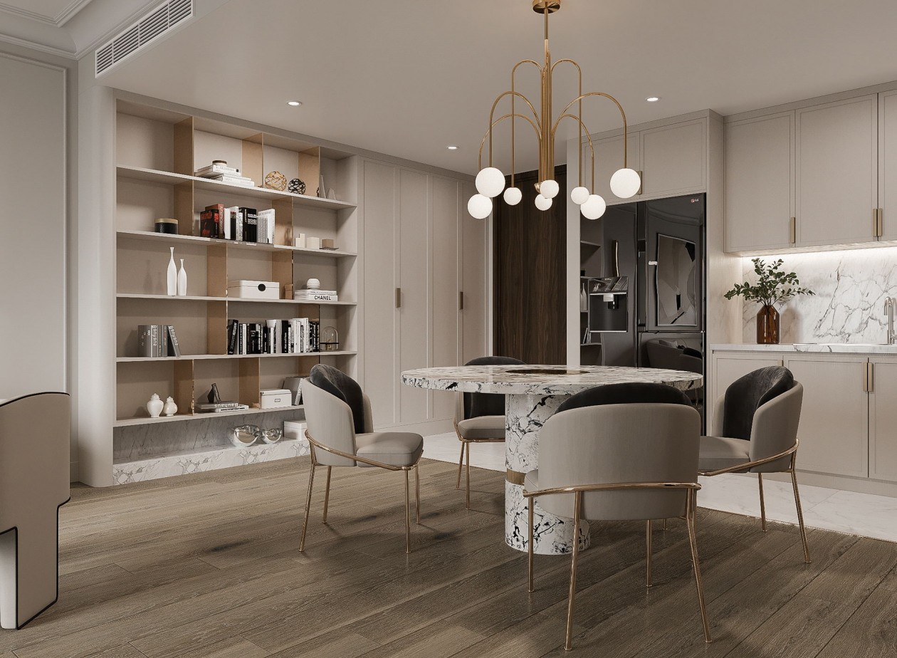 现代中性色系空间设计-6