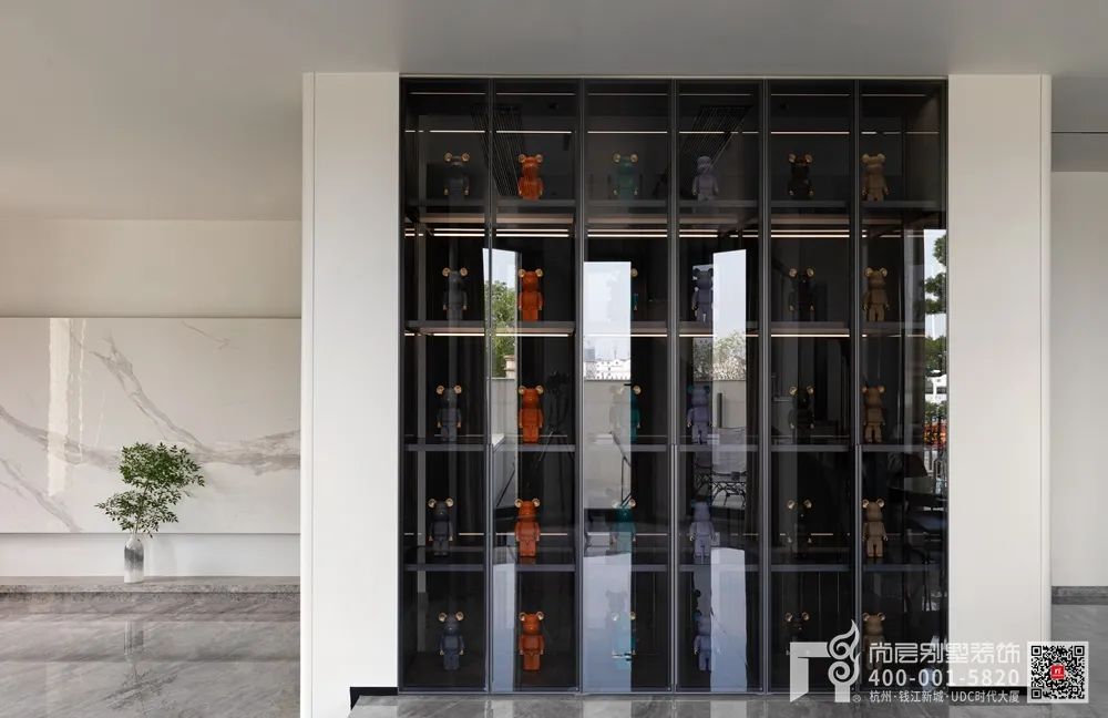 12月新作丨浦江华欣府邸，700㎡现代简约别墅设计，光影映画，构绘心境的微澜！-49