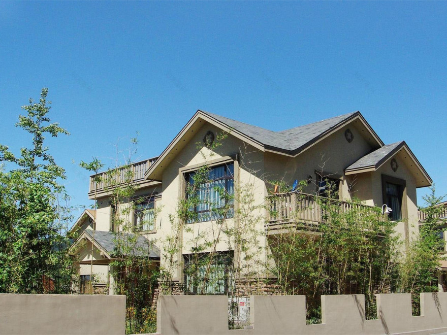 北京平谷桃花源度假村——环保木结构别墅群-5