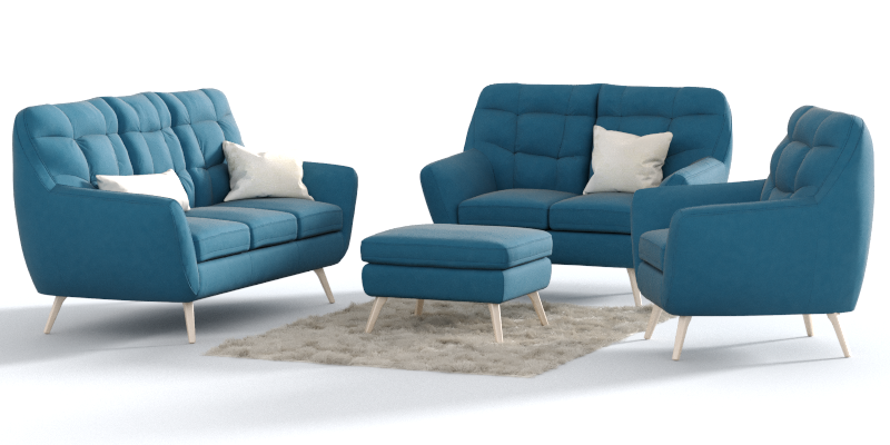 Project 3D Modeling & Visualization: sofa Otto-5