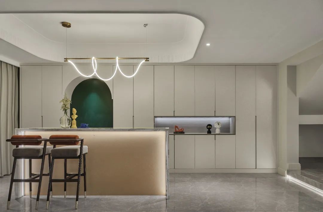 《花朝月夕》别墅设计丨中国南京丨纯一空间设计-17