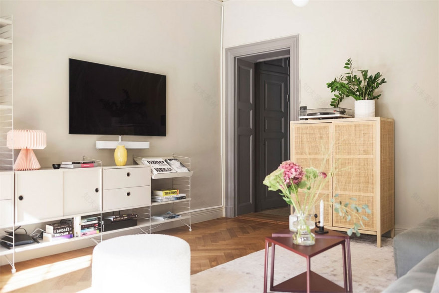 斯德哥尔摩公寓 | 厨房里的儿童房,独特的设计亮点-5