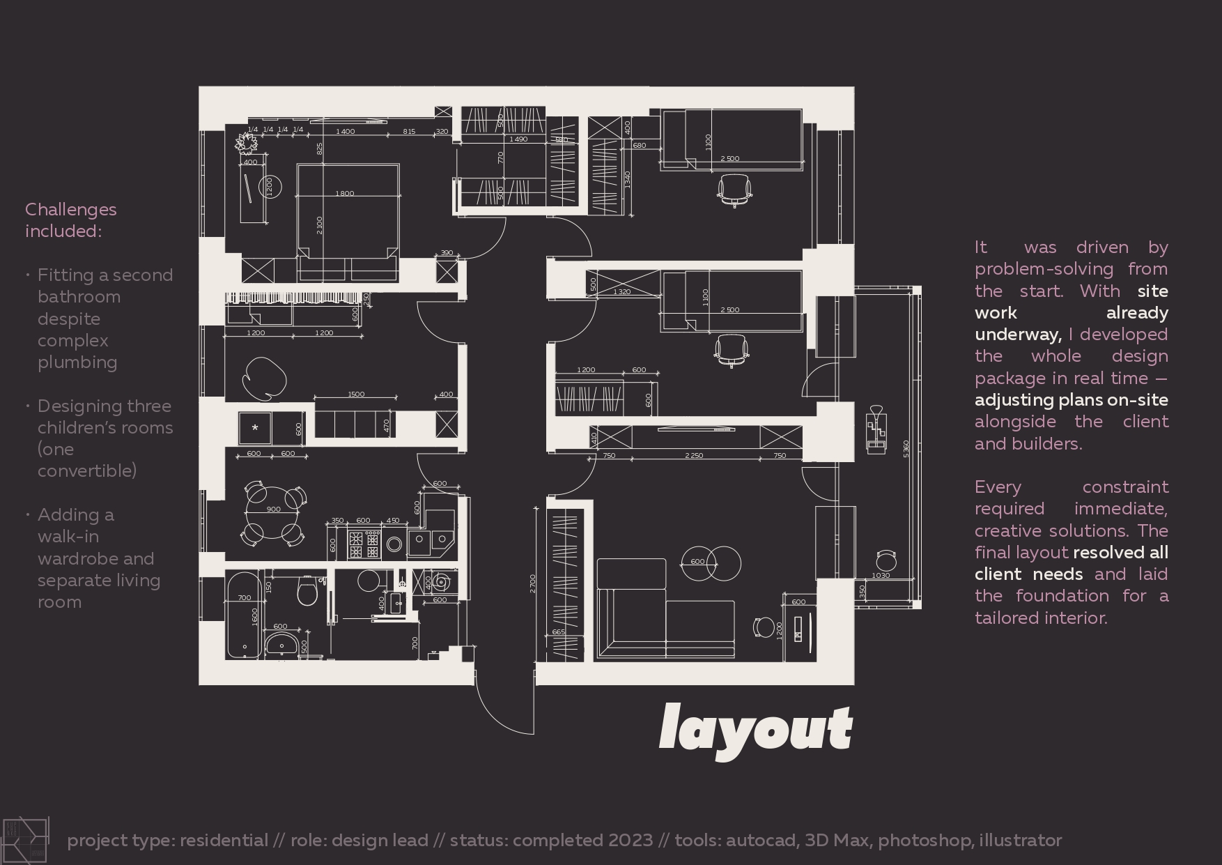 Lesnaya street, flat 100 sqm-1