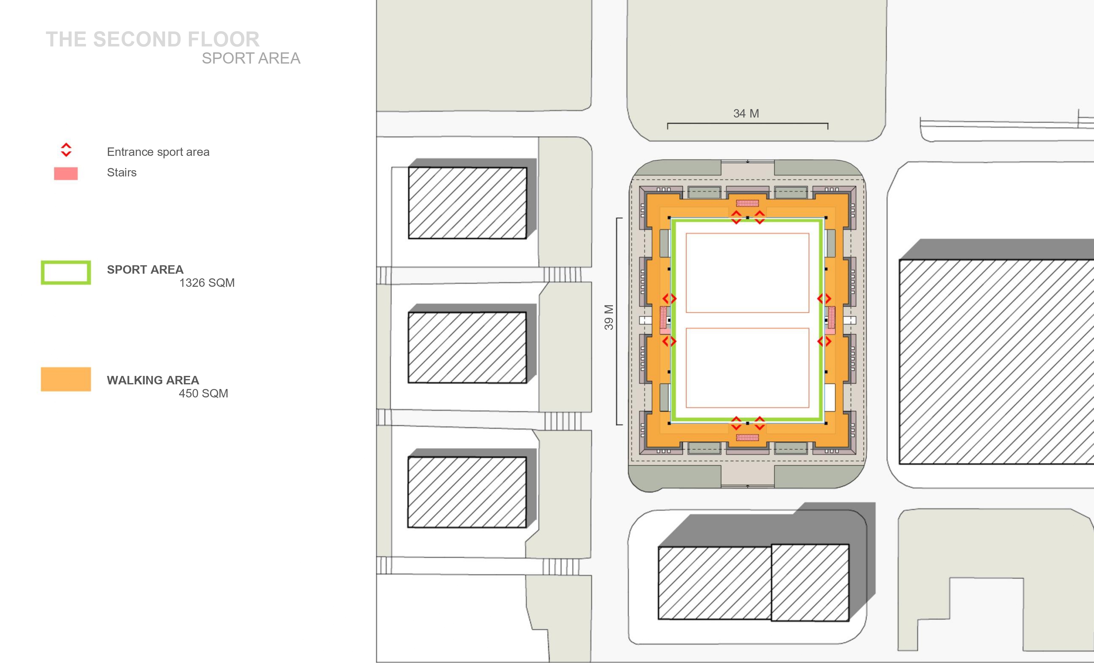 西安思源学院体育馆概念设计丨中国西安丨Lee Xin,Giacomo Liviabella-22