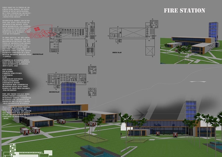 消防站点建筑设计项目-11