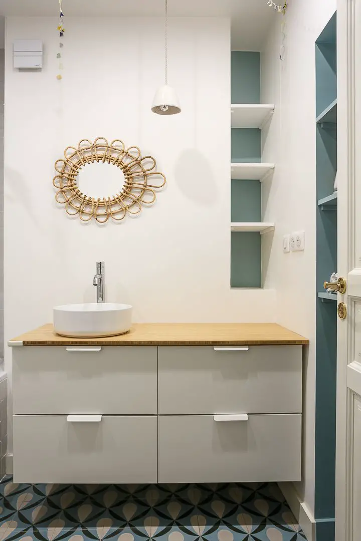 巴黎中心区度假风格公寓翻新设计-16