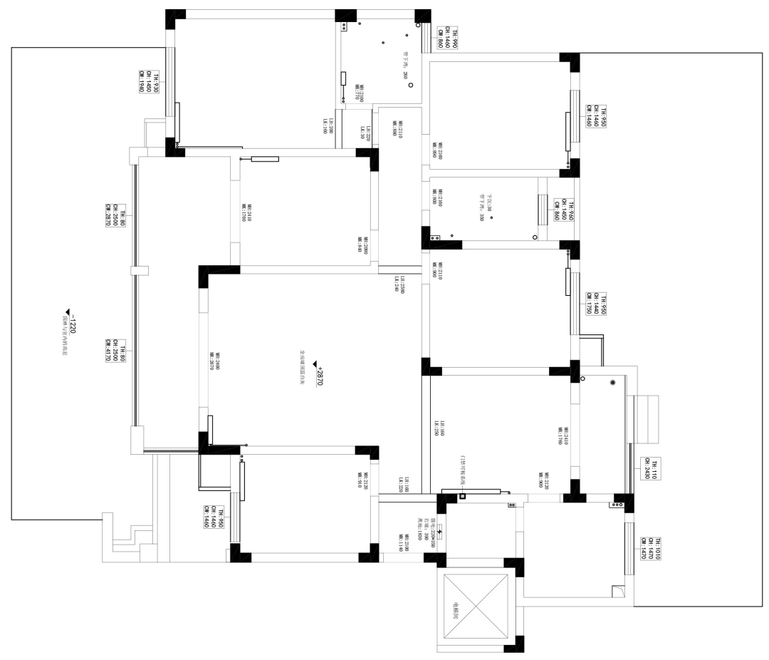 九峰小区舒适自由家居空间设计丨亚町设计-18