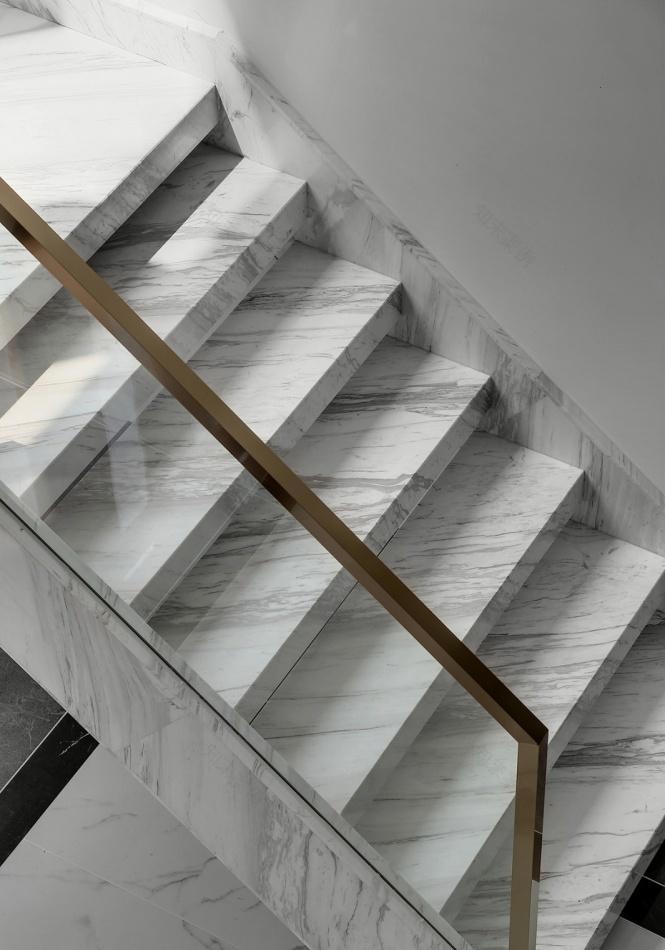 南京欣尚办公室设计 | 新中式奢华与大理石的完美结合-12