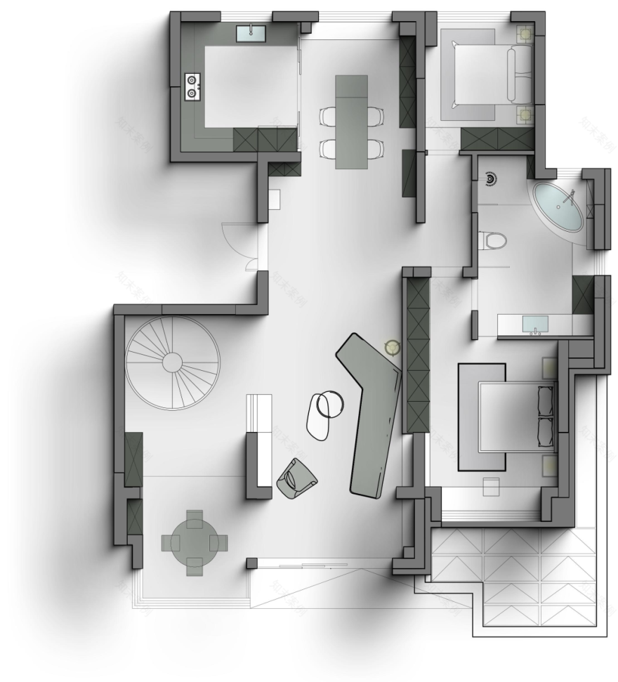 极简之美,盛放心中的热爱丨三零一建筑装饰事务所-69