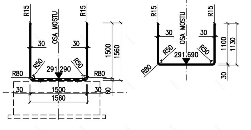 捷克Vrapicės村庄附近的混凝土人行桥-33