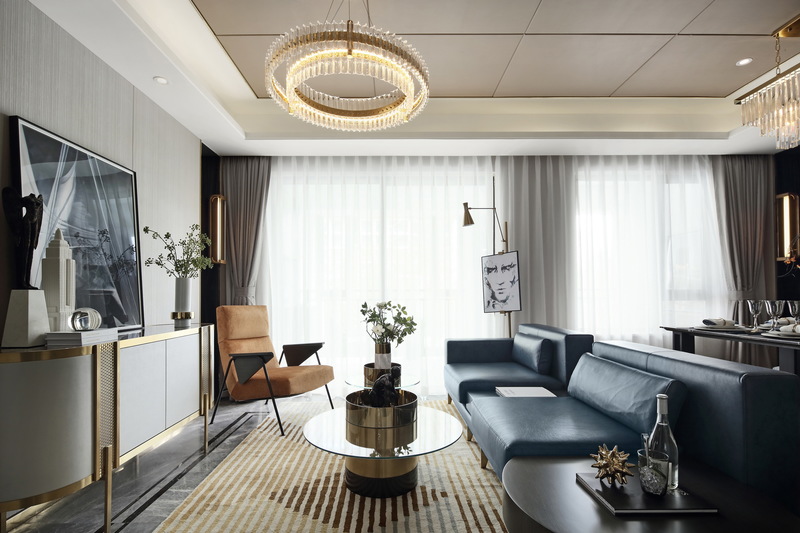 阜阳绿地紫峰馆B户型 | 现代时尚的精致空间-14