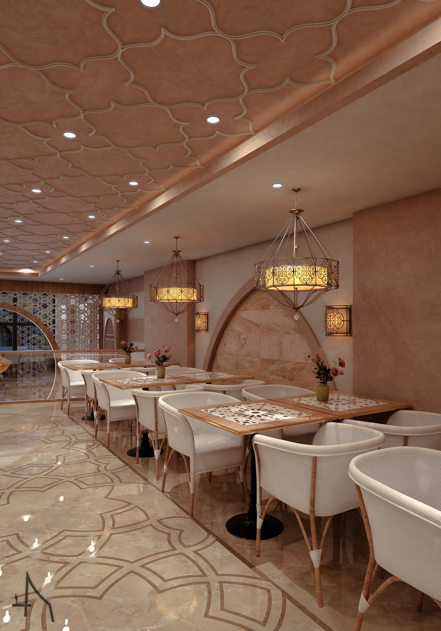 伊斯兰餐厅丨阿联酋迪拜丨Islamic star-28