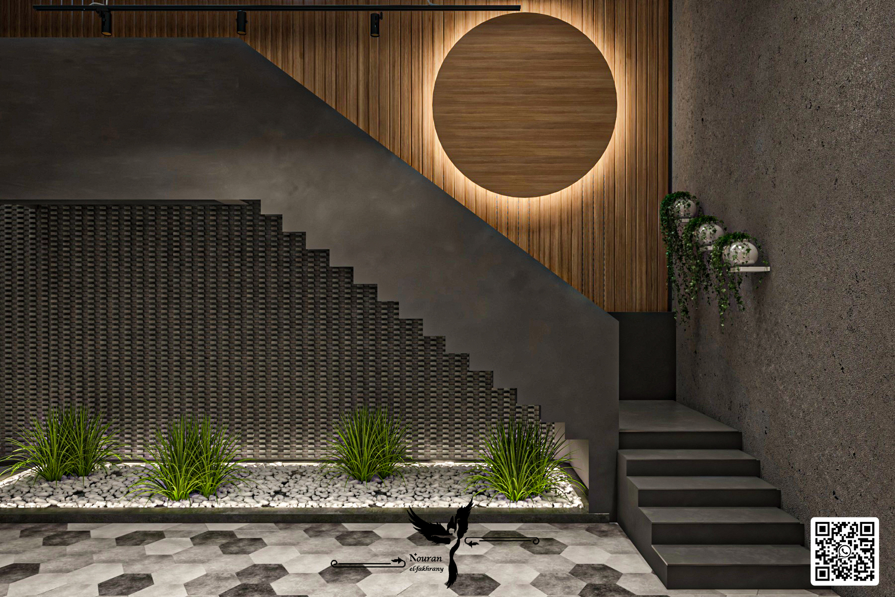 Industrial style basement-2