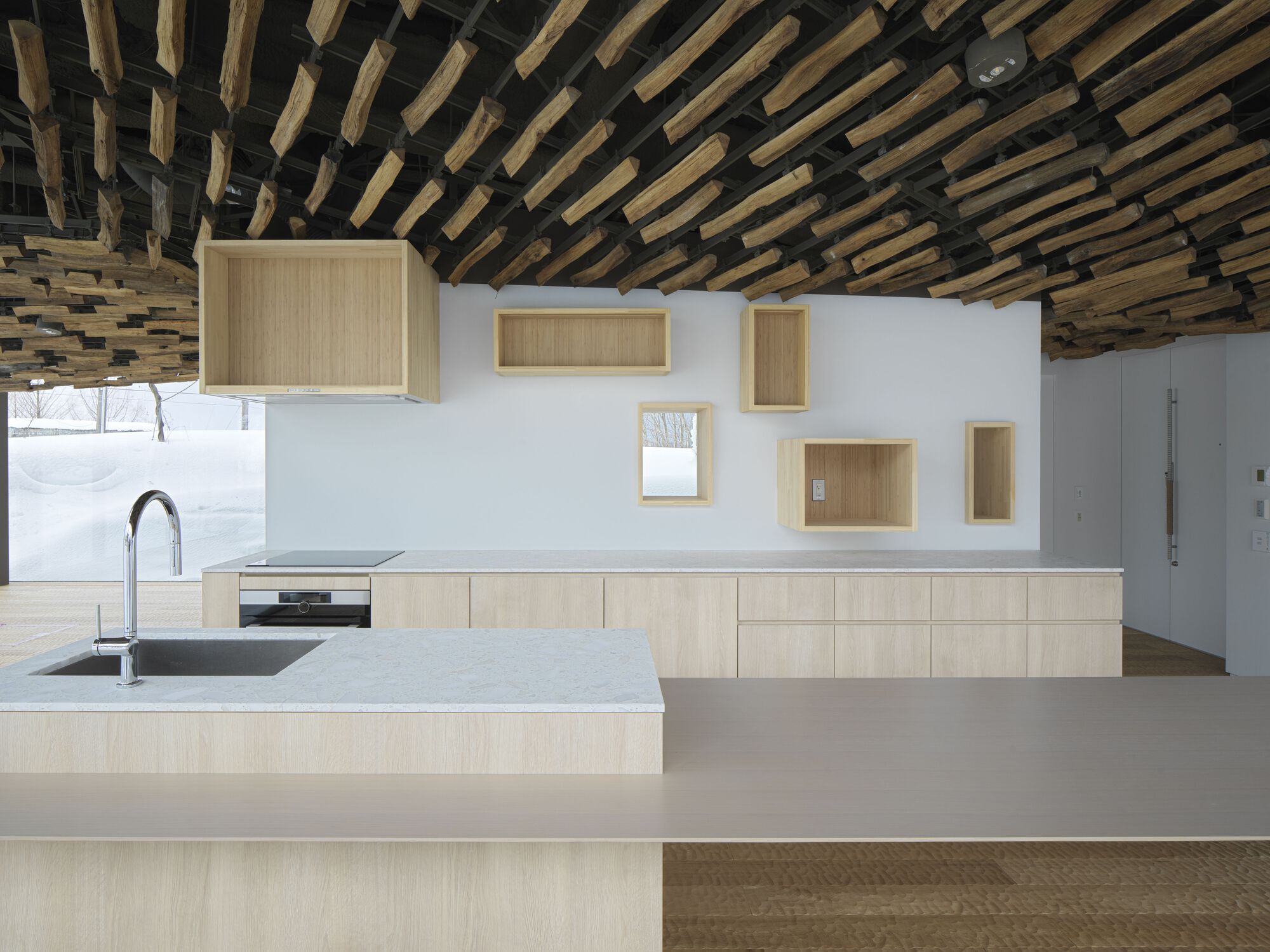 Snowpeak Field Suite 水疗中心总部丨日本丨Kengo Kuma & Associates-41