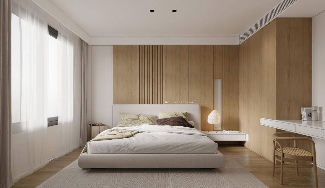 合肥日式和风平层设计,自然宁静的高级美学-14