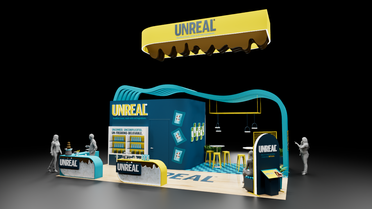 UNREAL品牌展览空间设计-2