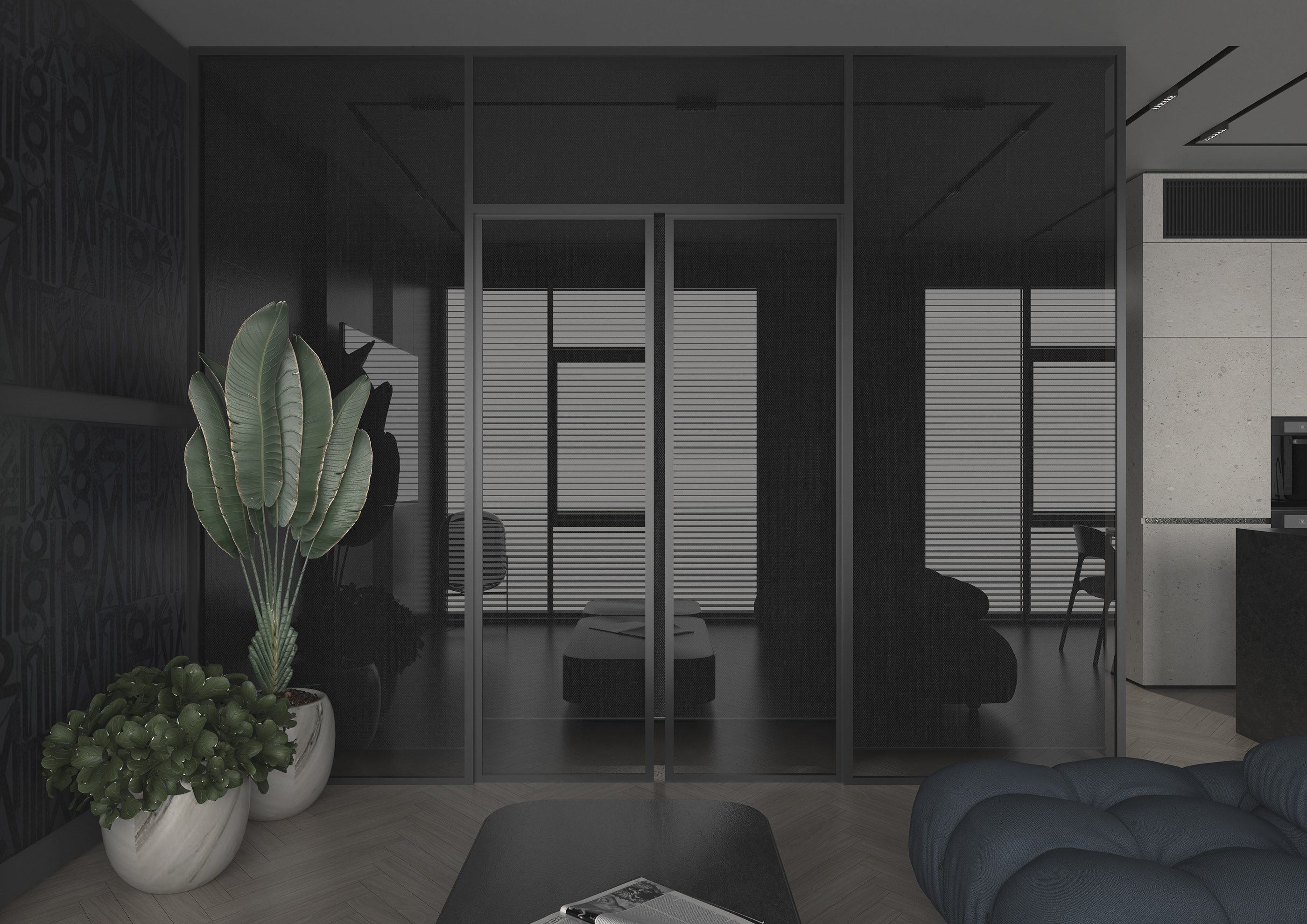 49平 高级灰 小公寓设计！-7