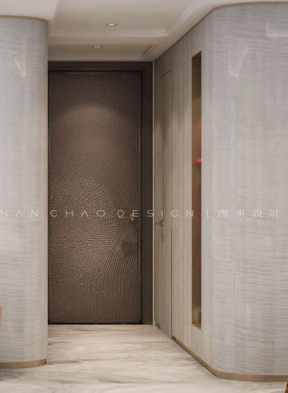 尚学领地 27#1702-05奢风,铸铝防爆门与大理石岩板的时尚碰撞-12