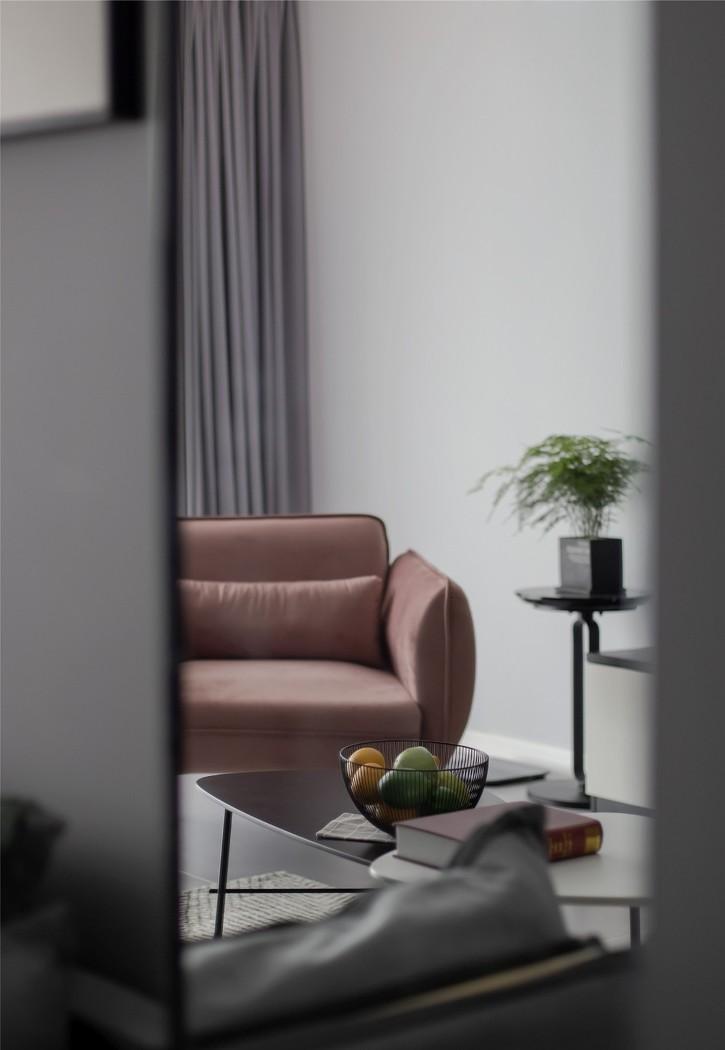 成都郫都 102㎡北欧风家居,浪漫粉灰打造舒适生活空间-0