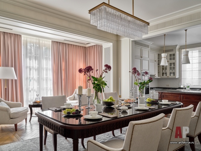 “Лесной Пейзаж  2”别墅区美式古典风格郊区别墅丨俄罗斯莫斯科-26