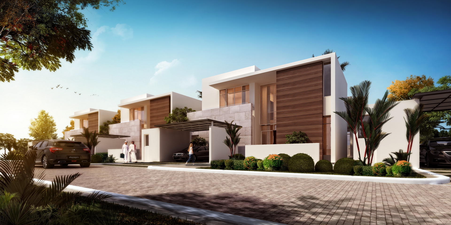 阿布扎比现代别墅社区-8