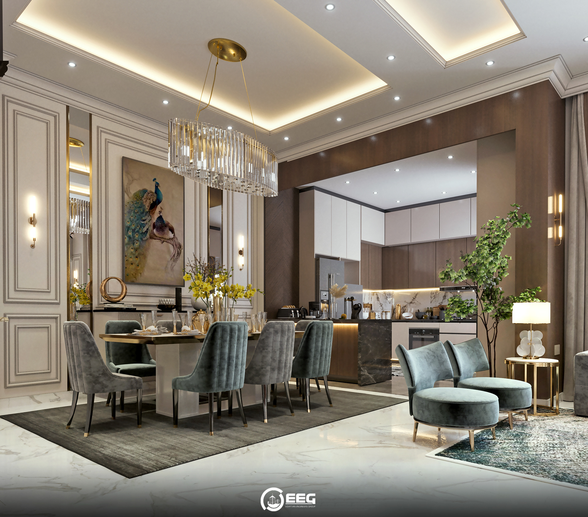 Reception Area 接待区设计丨埃及-15