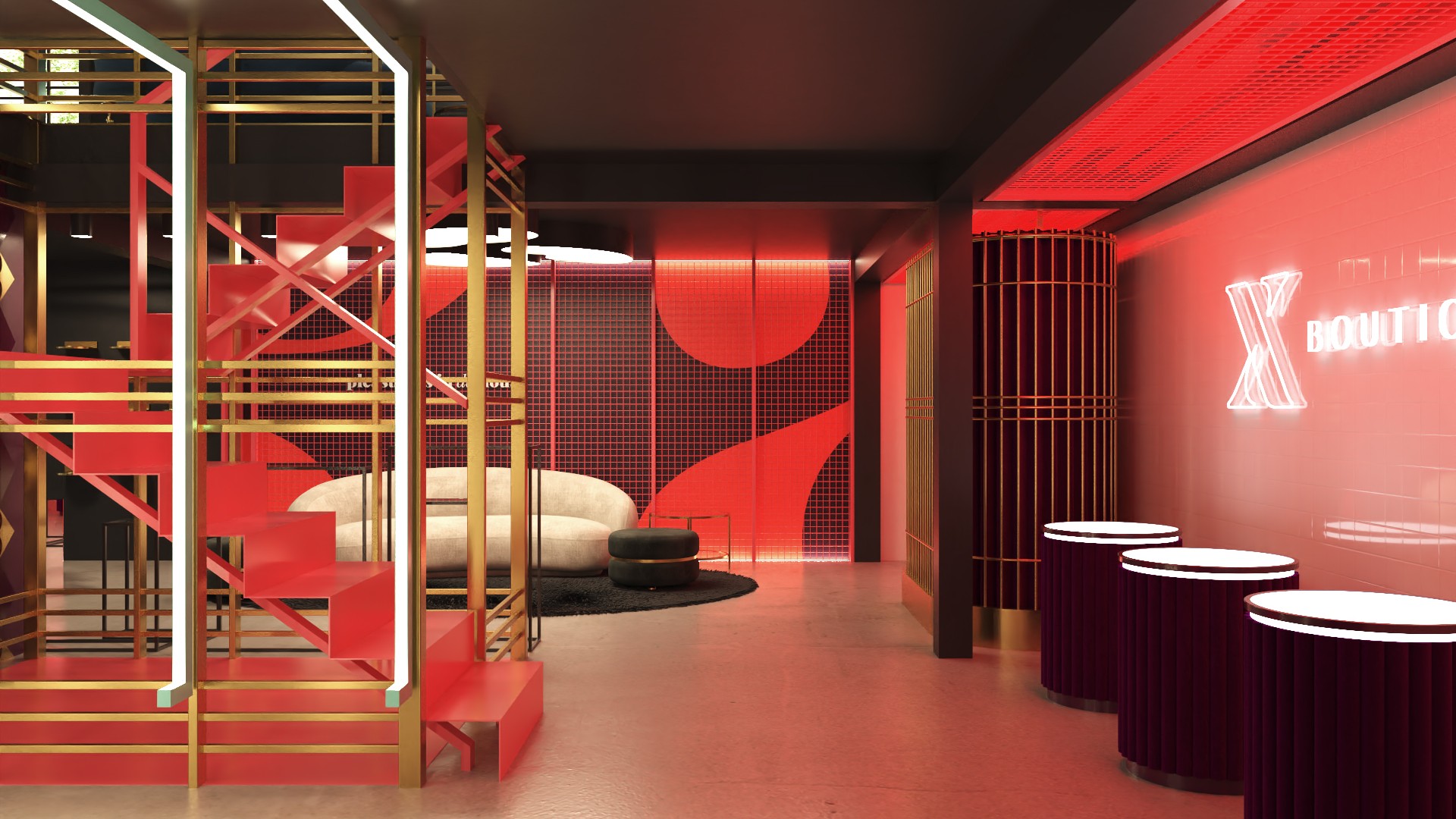 X Boutique 浪漫内衣店设计-0