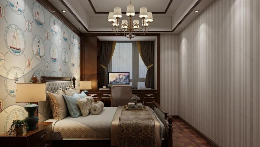 吉首市溶江小区壹号复式楼美式风格-84