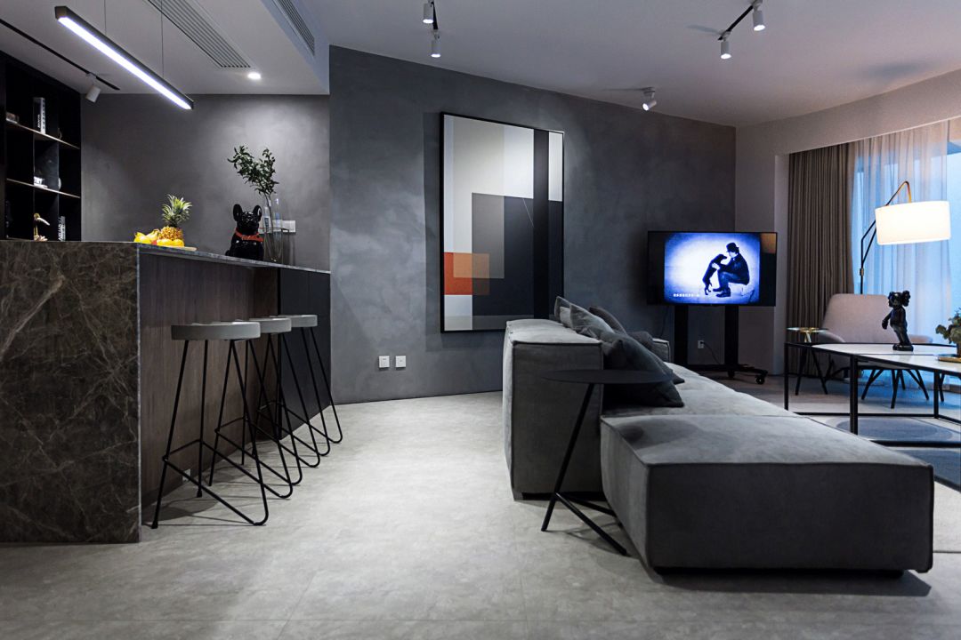 世茂滨江花园 40 万出租房装修，打造大气观景空间-148