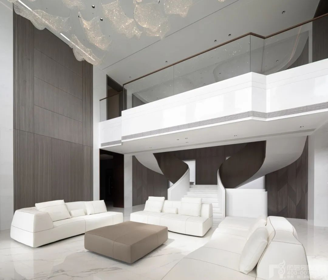 1250㎡现代奢华别墅设计丨尚层别墅装饰-21