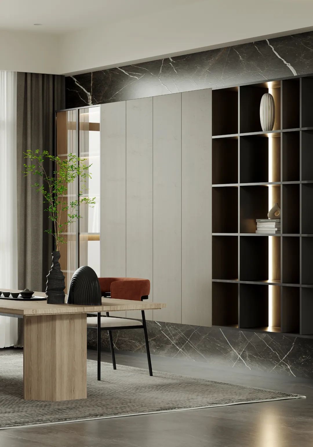 汨罗自建别墅丨长沙另存為全案设计-44