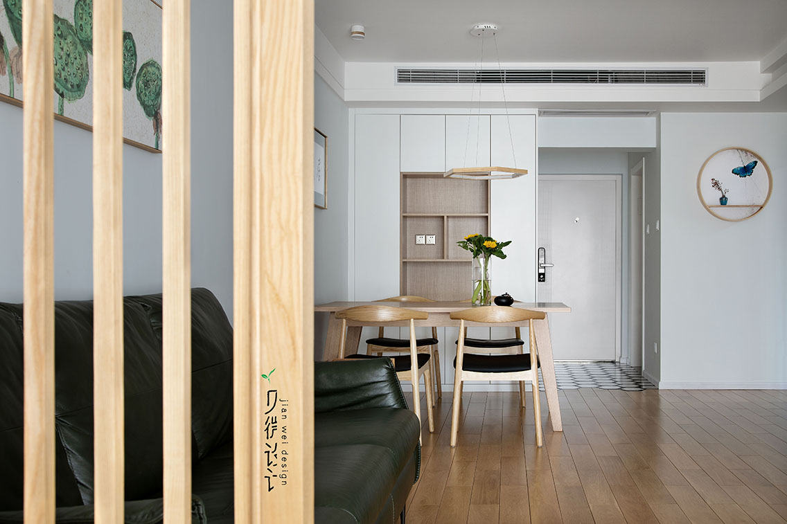 日式原木风三口之家丨中国深圳丨见微陈设艺术-47