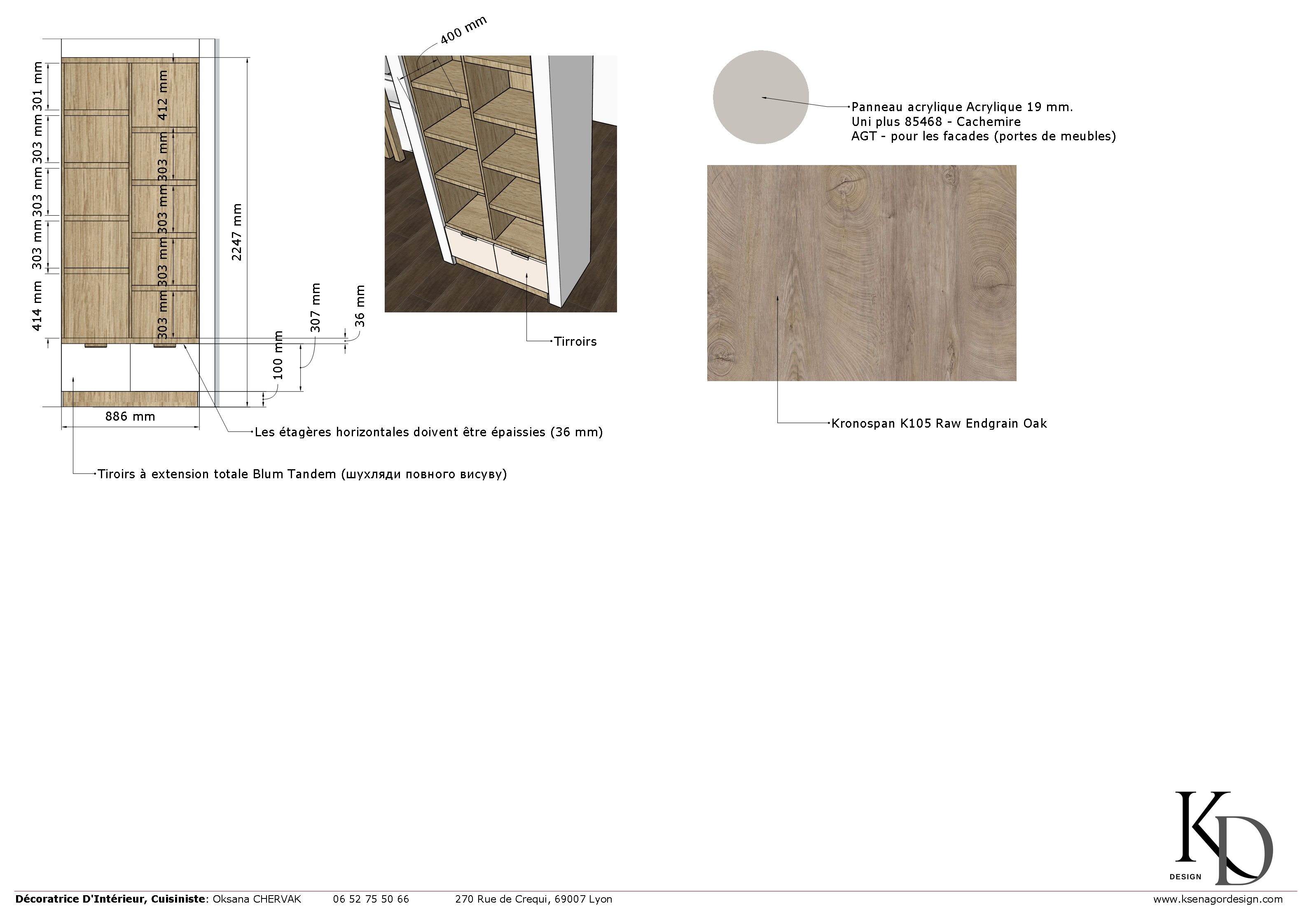Meubles sur mesure Projet 2-6