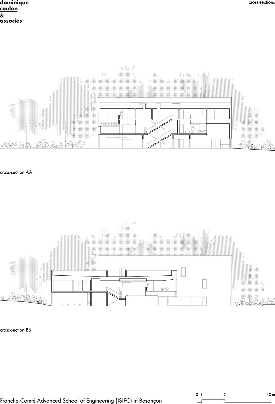 弗朗什 孔泰高级工程学院(ISIFC)新建筑设计丨法国贝桑松丨Dominique Coulon & Associés-73