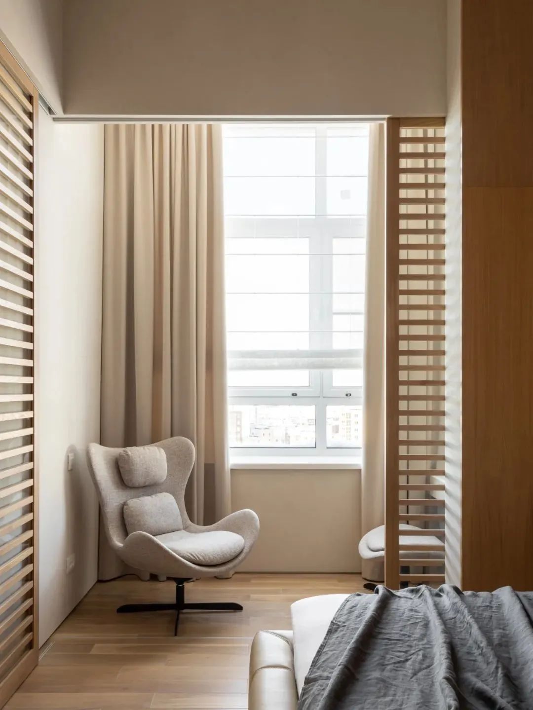 暖色调的 140㎡三口之家-12